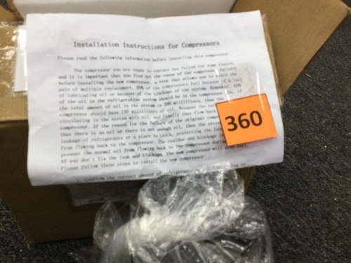 Refrigeration Compressor - Lot 360