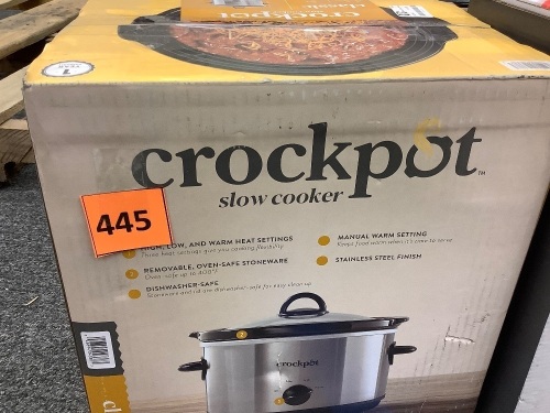 Crockpot Slow Cooker - Lot 445