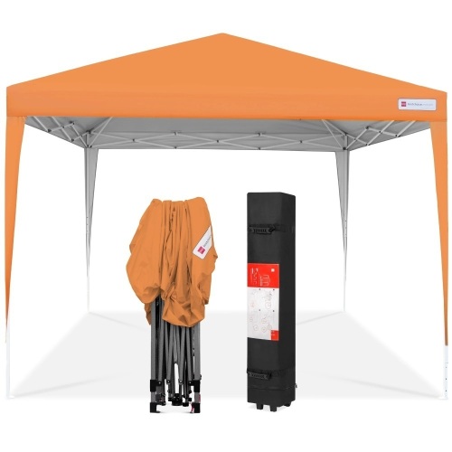 Outdoor Portable Pop Up Canopy Tent w/ Carrying Case, 10x10ft - Lot 676