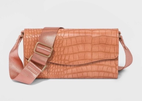 Case of (12) Alligator Print Flap Crossbody Bags - Lot 774
