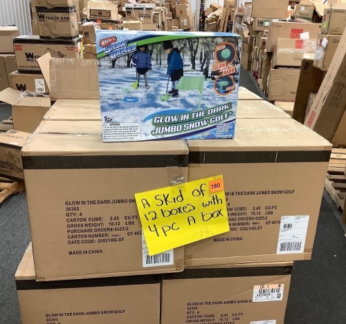 Pallet of (48) Wham-O Jumbo Snow Golf Set - Lot 780