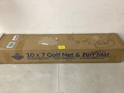 10x7 Golf Net and Turf Mat - Lot 1596