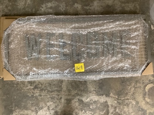 Metal Welcome Sign - Lot 1619