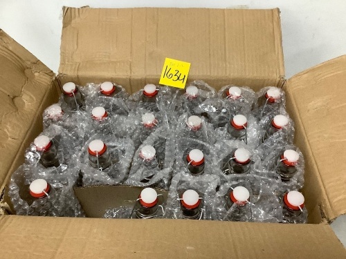 Case of (24) Sealable Glass Bottles - Lot 1634