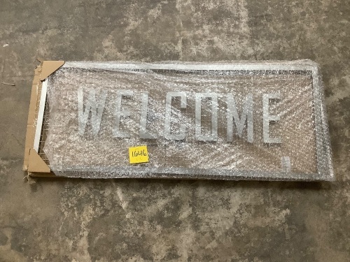 Metal Welcome Sign - Lot 1646
