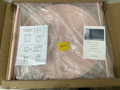 Pink End Table - Lot 1691a