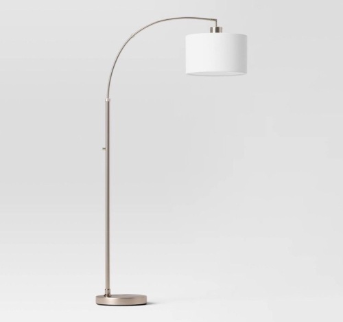 Avenal Shaded Arc Floor Lamp - Lot 1725