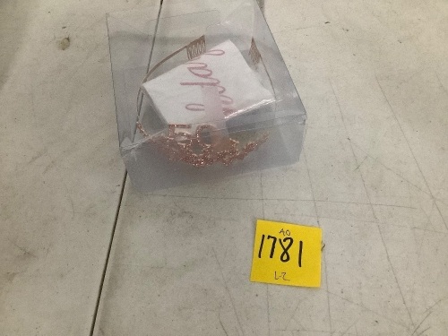 50th Birthday Crown & Banner - Lot 1781