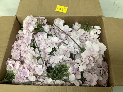 Box of Fake Decorative Flowers - Lot 1839