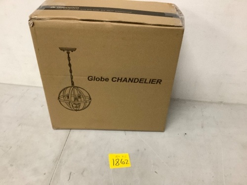Hanging Globe Pendant Chandelier - Lot 1862