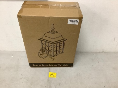 Set of (2) Outdoor Dusk to Dawn Wall Light Fixtures - Lot 1863