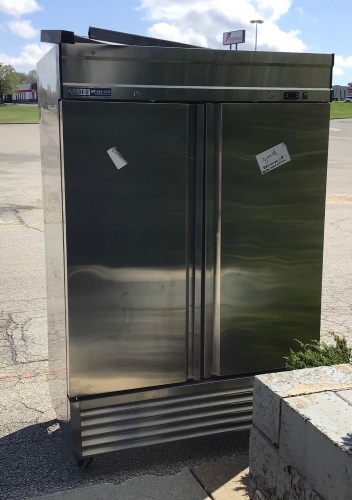 Salvage 2 Door Commercial Refrigerator, SOLD AS IS - Lot 20A