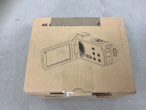 4K Ultra HD Video Camera, Powers Up, Appears New - Lot 29