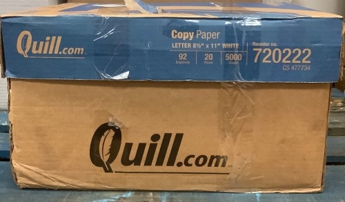 5,000 Sheets 8.5x11" Copy Paper, Appears New - Lot 54