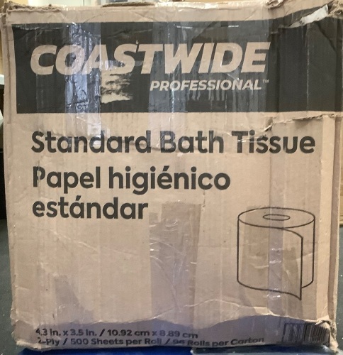 96 Rolls of Bath Tissue, Appears New - Lot 89