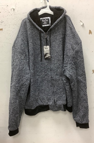 LeeHanTon Mens Zipper Sherpa Jacket, 4XL, New, Retail 79.99 - Lot 113