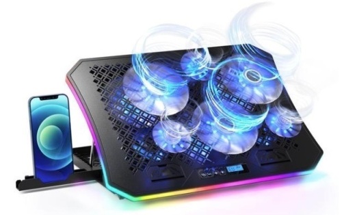 Vencci Laptop Cooler Pad, Powers Up, Appears new - Lot 115