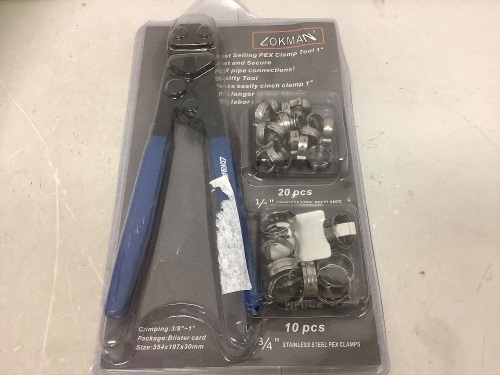 Lokman PEX Clamp Tool, Appears new - Lot 143
