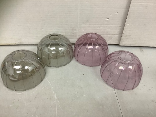 Box of 4 Glass Light Globes, Appears new - Lot 165