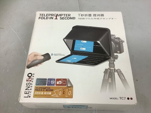 LENSGO TC7 Teleprompter for iPad, Appears new - Lot 168