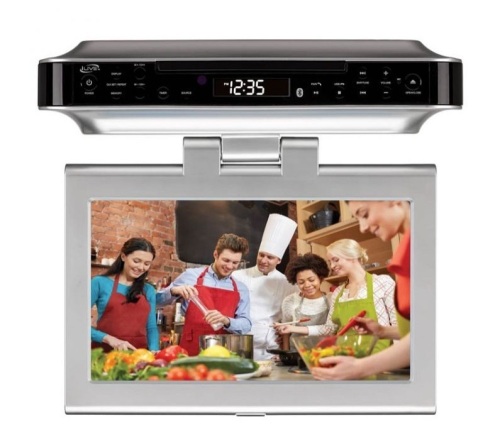 iLive Wireless Under Cabinet TV/ DVD/ Music System, Powers Up, E-Commerce Return, No Cord or Remote - Lot 195