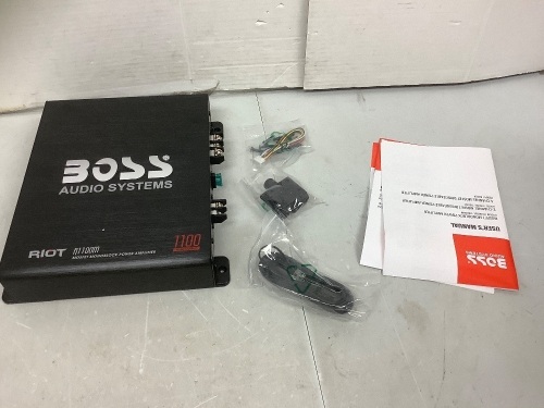 BOSS Audio Systems Car Audio Subwoofer Amplifier, Untested, E-Commerce Return - Lot 198