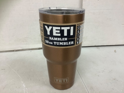 Yeti Rambler 30 oz Tumbler, Appears New w/ Missing Lid Slider - Lot 226