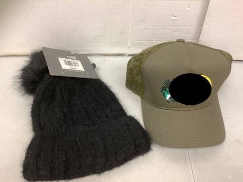 Stocking Hat and Trucker Hat, Appears new - Lot 230