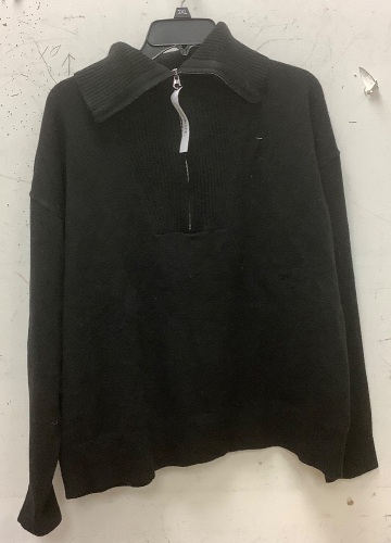 The Drop Womens 1/4 Zip Sweater Pullover, XL, New - Lot 270