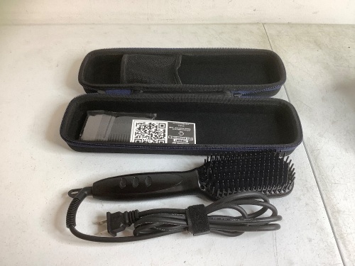 Beard Straightener Brush, Powers Up, E-Commerce Return - Lot 332