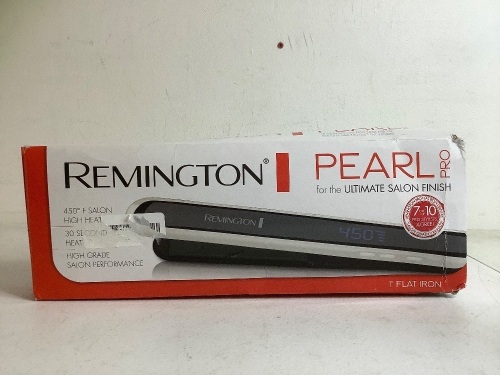 Remington Pearl Flat Iron, Untested, Appears New - Lot 339