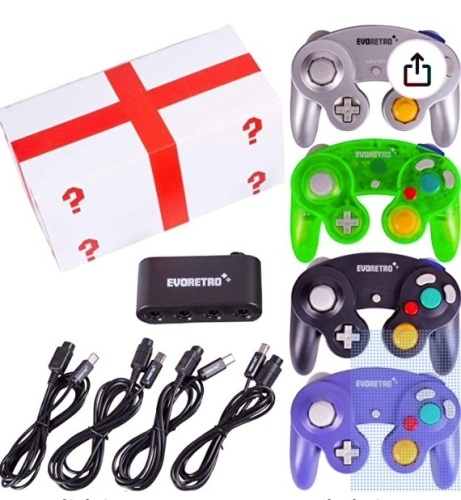 4 Pack Gamecube Controller Bundle, Appears New - Lot 343