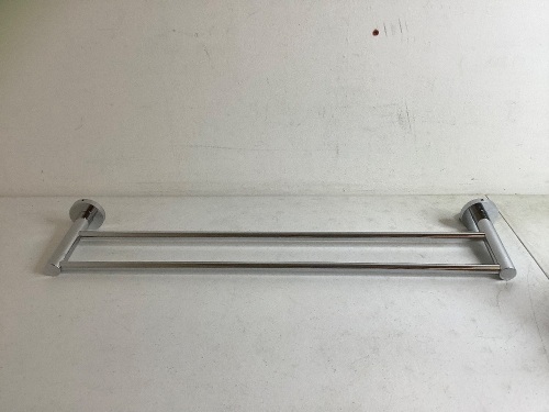 Lot of (2) Double Bath Towel Bars, Appears New - Lot 378