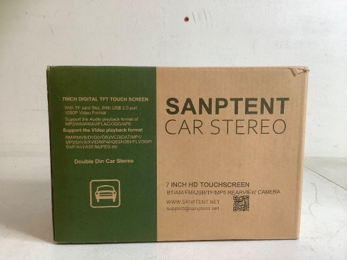 Sanptent Car Stereo, E-Commerce Return - Lot 381