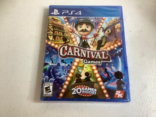 PS4 Carnival Games, New - Lot 387
