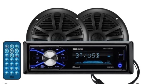 BOSS Digital Media Reciever + Speaker System, New - Lot 399