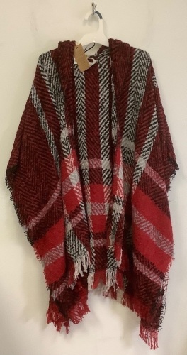 Women's Hooded Shaw, OSFM, Appears New - Lot 422
