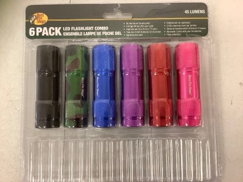 6 Pack of LED Flashlights, E-Comm Return - Lot 430