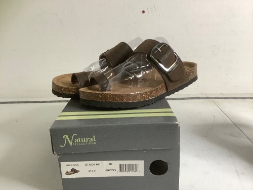 Women's Natural Reflections Sandals, 8M, Appears New - Lot 547