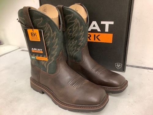 Ariat Mens Work Boots, Size 9.5EE, Appears New - Lot 562
