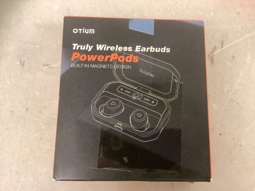 PowerPods Wireless Earbuds, Powers Up, Appears New - Lot 601