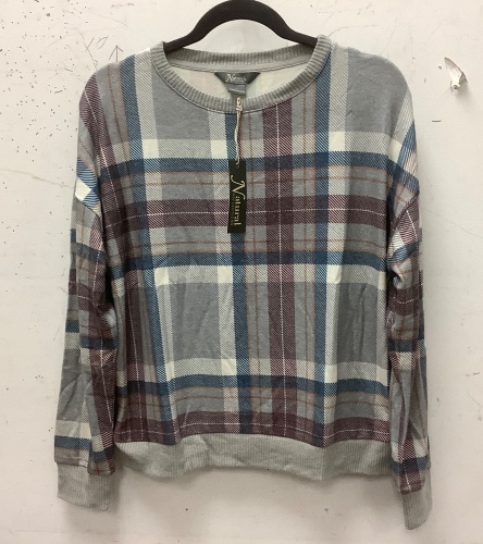 Natural Reflections Womens Crew Sweatshirt, M, New - Lot 608