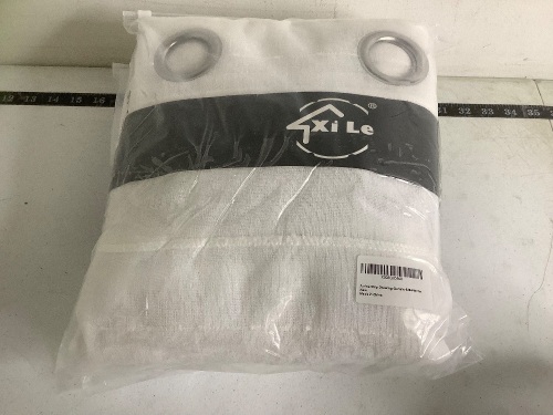 Lot of (2) Strip Drawing Curtains, Appears New - Lot 703