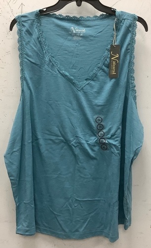 Women's Natural Reflections Tank, 2X, New - Lot 892
