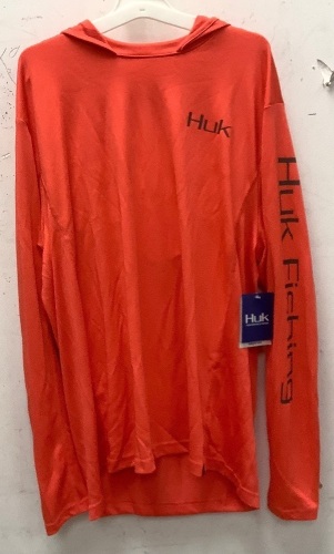 Men's Huk Shirt, L, New - Lot 897