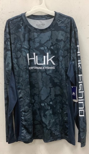 Men's Huk Shirt, L, New - Lot 898