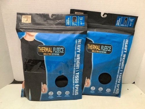 Lot of (2) Thermal Fleece, Youth Large, Appears New - Lot 324