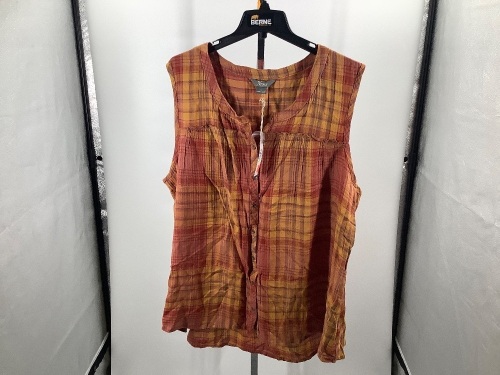 Natural Reflections Plaid Sleep Shirt, 1X, Appears New - Lot 464