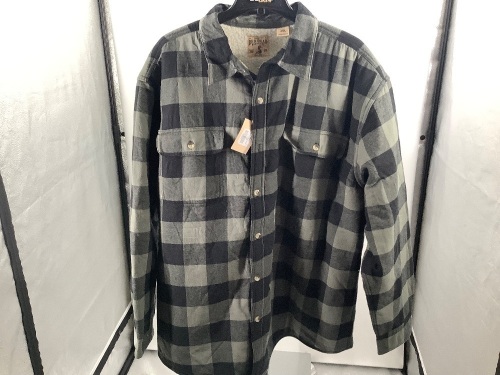 Red Head Sherpa Lined Men's Flannel, 2XL, Appears New - Lot 594