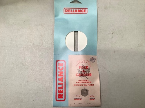 Reliance Fold A Carrier, Collapsible Water Container, Ecommerce Return - Lot 611